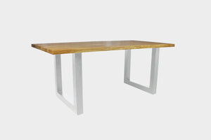 Serie "UNA" | Massivholztisch - Eiche - inkl. Tischbein U-Form - versch. Größen | Länge: 160 - 300 cm | Breite: 90 -100 cm - massivholztisch-manufaktur.de