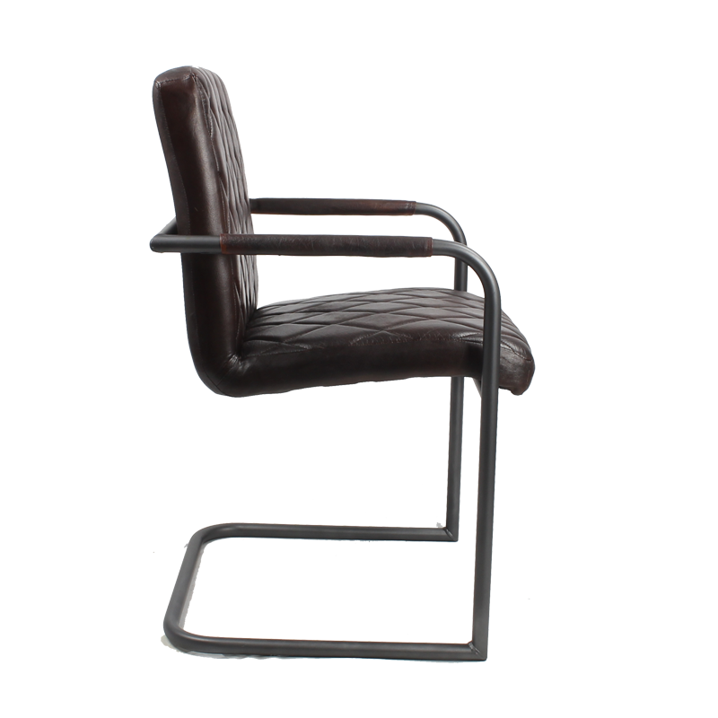Schwingstuhl Raoul Braun Rundgestell Arm
